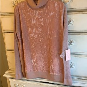 Juicy Couture nwt mauve/dusty rose velour sweater